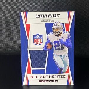 NA-EE Ezekiel Elliott 2021 Panini Rookies & Stars Football Dallas Cowboys Relic
